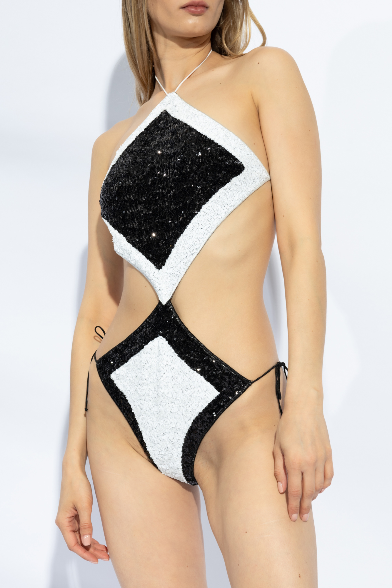 VIP【関税送料無料】希少 Oseree Black one-piece swimsuit Black One-piece swimsuit Oseree - SchaferandweinerShops KR